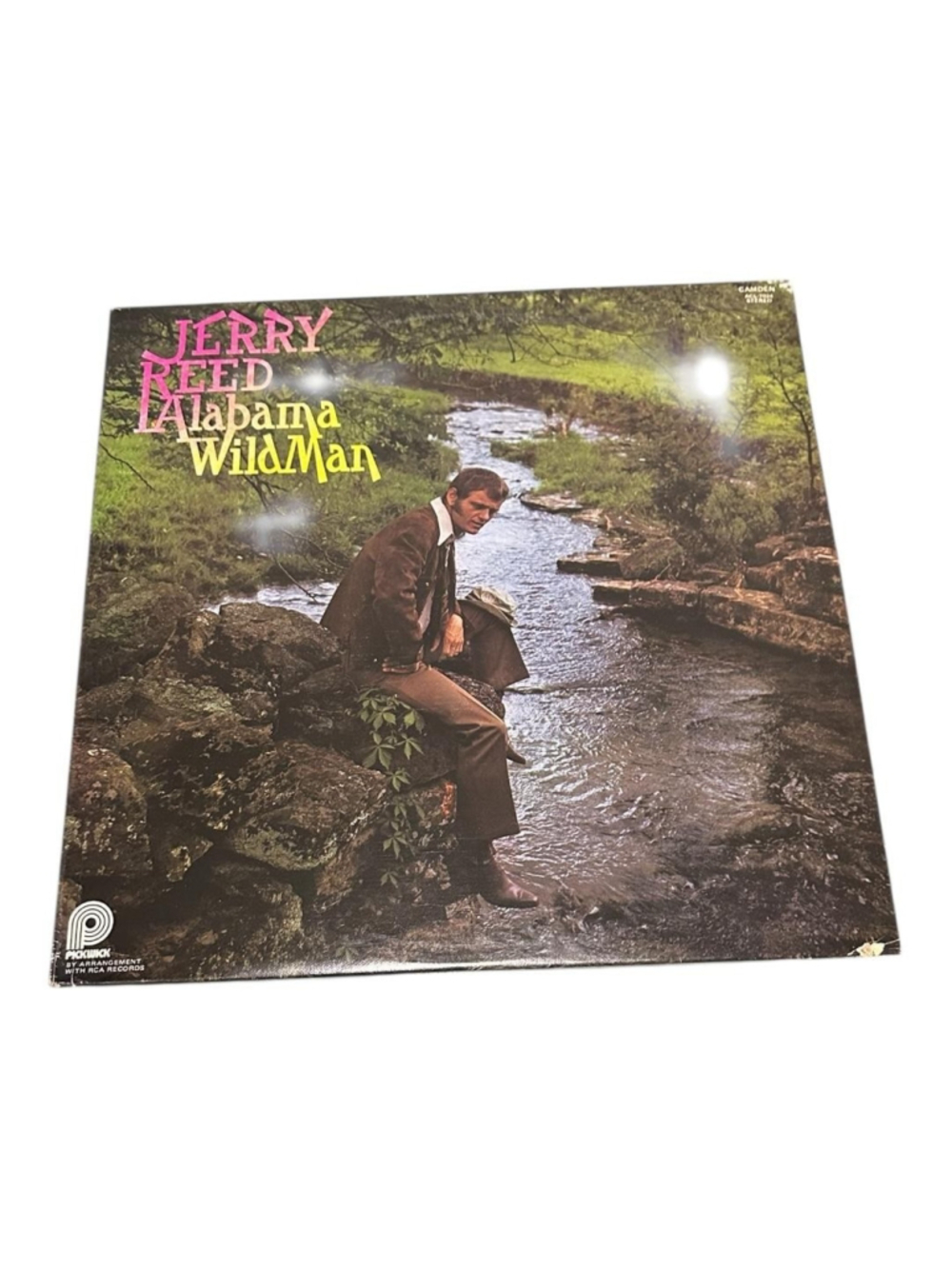 Vintage Jerry Reed Vinyl LP Alabama Wild Man 1976 Camden Country Black Canada